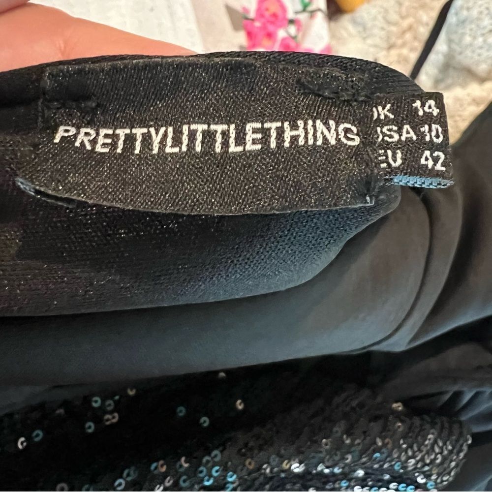 Pretty Little Things Sequence Midi Deep V Neck Co… - image 4